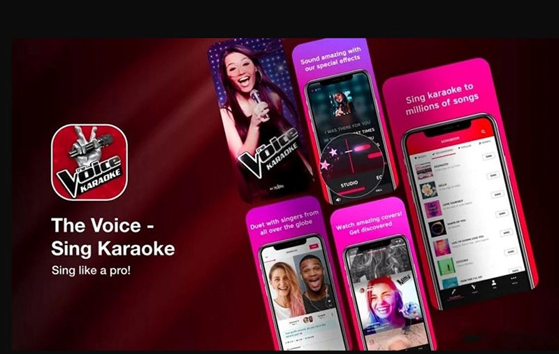 The Voice cung cấp cho người hát karaoke những bản nhạc chất lượng cao