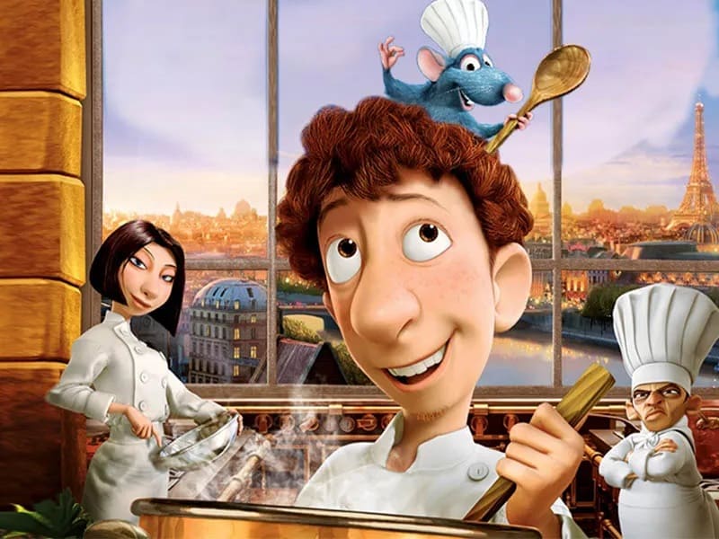 Ratatouille nói về chú chuột Remy có ước mơ trở thành đầu bếp nổi tiếng